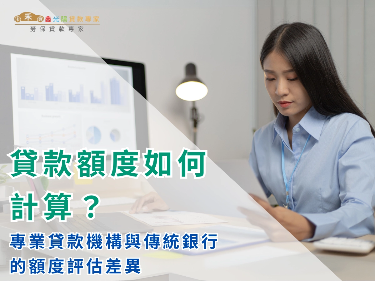 專業貸款機構與傳統銀行的額度評估差異